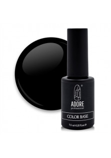 Купити Adore Professional База для гель-лаку чорна Color Base №07 - Black, 7.5 ml вигідна ціна