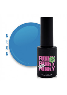 Топ для гель-лаку вітражний синій неон Funky Color Top №04 - Funky Cool, 7.5 ml за ціною 143₴  у категорії Українська косметика Тип Топ для нігтів