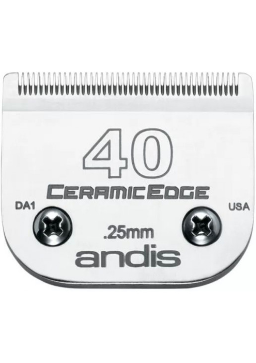 Ніж на машинку для стрижки Andis A5 Ceramic Edge №40 0,25 mm - фото 2