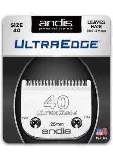 Ніж на машинку для стрижки Andis A5 Ultra Edge №40 0,25 mm за ціною 1460₴  у категорії Американська косметика Стать Для чоловіків