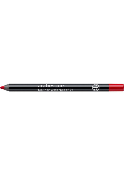 Водостійкий олівець для губ Lipliner Waterproof №91 Red - фото 1