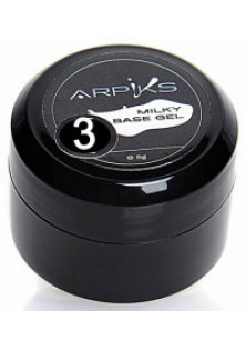 Купити Arpiks Молочний базовий гель непрозорий Arpiks Milky Base Gel №3, 5 g вигідна ціна