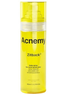 Спрей для проблемної шкіри тіла з акне Zitback Body Spray For Acne-Prone Skin за ціною 832₴  у категорії Спрей для тіла Тип шкіри Проблемна