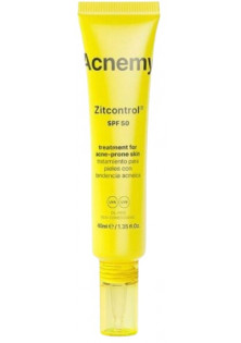 Купити Acnemy Сонцезахисний крем для шкіри схильної до акне Zitcontrol SPF 50 вигідна ціна
