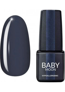 Гель-лак темно-сірий емаль Baby Moon Midnight №09, 6 ml за ціною 79₴  у категорії Польська косметика Тип Гель-лак для нігтів