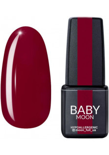 Купити Baby Moon Гель-лак глибокий червоно-пурпурний емаль Baby Moon Red Chic №03, 6 ml вигідна ціна