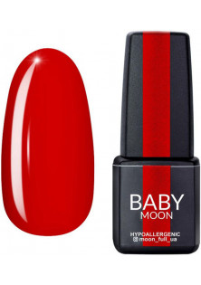Гель-лак червоно-оранжевий темний емаль Baby Moon Red Chic №08, 6 ml в Україні