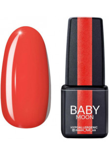 Гель-лак помаранчево-червоний емаль Baby Moon Red Chic №09, 6 ml за ціною 79₴  у категорії Польська косметика Об `єм 6 мл