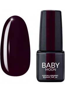 Гель-лак брусничний темний емаль Baby Moon Burgundy №10, 6 ml за ціною 79₴  у категорії Польська косметика Бренд Baby Moon