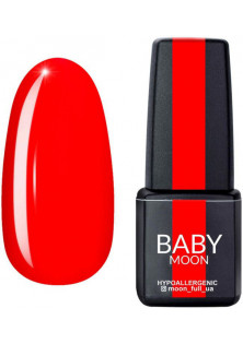 Гель-лак яскраво-червоний неоновий Baby Moon Perfect Neon №03, 6 ml за ціною 79₴  у категорії Польська косметика Призначення Фарбування