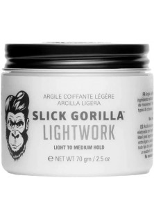 Глина для укладання волосся середньої фіксації Lightwork за ціною 560₴  у категорії Чоловічі засоби для укладання волосся Бренд Slick Gorilla