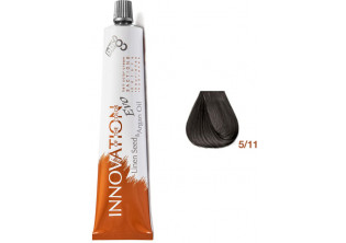 Фарба для волосся каштановий світлий інтенсивний попелястий Innovation Evo 5/11 за ціною 387₴  у категорії Переглянуті товари