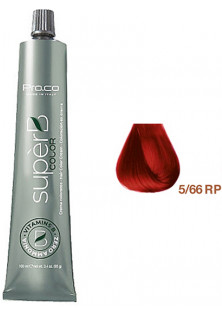 Безаміачна фарба для волосся Super B Hair Color Cream 5/66RP за ціною 372₴  у категорії Фарба для волосся Час застосування Універсально