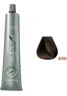 Безаміачна фарба для волосся Super B Hair Color Cream 6/00 за ціною 372₴  у категорії Фарба для волосся Час застосування Універсально