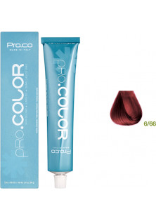 Фарба для волосся Pro.Сolor 6/66 RP за ціною 288₴  у категорії Італійська косметика Бренд Pro.Co