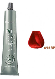Безаміачна фарба для волосся Super B Hair Color Cream 6/66RP за ціною 372₴  у категорії Засоби для фарбування волосся
