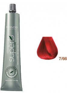 Безаміачна фарба для волосся Super B Hair Color Cream 7/66 за ціною 372₴  у категорії Засоби для фарбування волосся