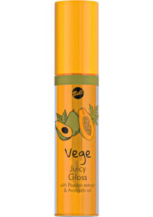 Блиск для губ Vege Juicy Gloss №01 за ціною 107₴  у категорії Bell Тип шкіри Усі типи шкіри