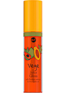 Блиск для губ Vege Juicy Gloss №02 за ціною 112₴  у категорії Польська косметика Класифікація Міддл маркет