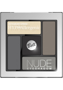 Тіні для повік атласно-кремові Hypoallergenic Nude Eyeshadow №02