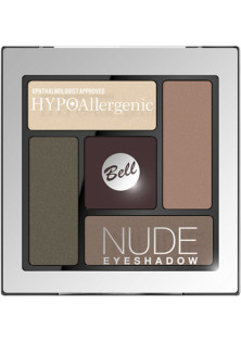 Тіні для повік атласно-кремові Hypoallergenic Nude Eyeshadow №04 за ціною 233₴  у категорії Польська косметика