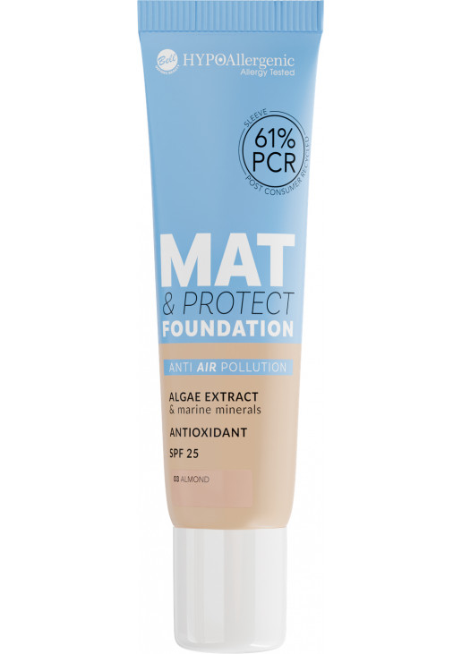 База під макіяж Mat & Protect Foundation SPF 25 №03 - фото 1