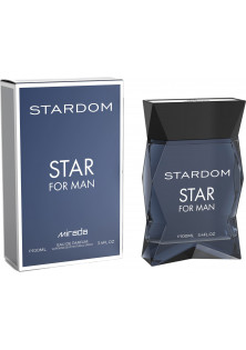 Парфумована вода Stardom Star For Man за ціною 620₴  у категорії Парфумована вода Кінцева нота Білий мускус