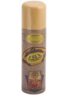 Парфумований дезодорант з переважаючим деревним ароматом El Paso за ціною 224₴  у категорії Французька косметика Початкова нота Лаванда