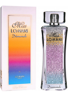Парфумована вода з переважаючим квітково-фруктовим ароматом Miss Lomani Diamonds за ціною 1042₴  у категорії Французька косметика Початкова нота Полуниця