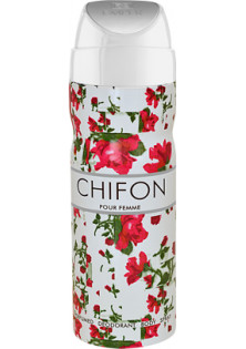 Парфумований дезодорант з переважаючим квітковим ароматом Chifon за ціною 192₴  у категорії Знижки Кінцева нота Мускус