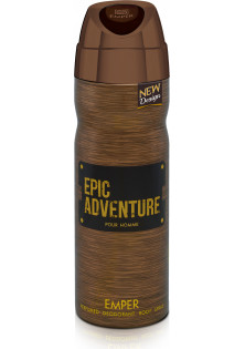 Парфумований дезодорант з переважаючим деревним ароматом Epic Adventure за ціною 192₴  у категорії Знижки