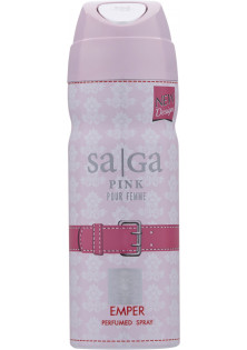 Парфумований дезодорант з переважаючим квітковим ароматом Saga Pink за ціною 192₴  у категорії Знижки