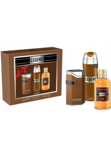 Набір зі свіжим, цитрусовим ароматом Legend 3 In 1 Gift Set за ціною 1213₴  у категорії Подарункові набори Нота серця Тикове дерево
