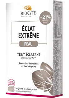 Пищевая добавка для выравнивая цвета кожи Eclat Extreme Caps по цене 1688₴  в категории Biocyte Время применения Универсально