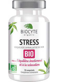 Органічний комплекс від стресу Stress Bio за ціною 1145₴  у категорії Французька косметика Форма випуску Пігулки
