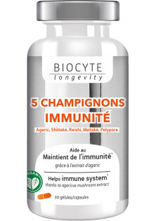 Комплекс для імунітету 5 Champignons за ціною 1081₴  у категорії Французька косметика Бренд Biocyte
