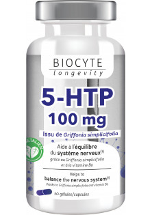 Диетическая добавка для улучшения эмоционального состояния 5-HTP по цене 861₴  в категории Biocyte Время применения Универсально