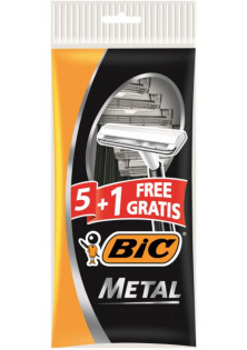 Купити Bic Набір бритв без змінних картриджів Metal 5+1 шт вигідна ціна