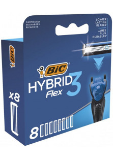 Сменные картриджи для бритья (лезвия) Flex 3 Hybrid 8 шт в Украине