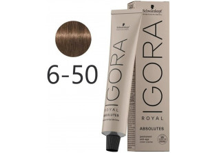 Крем-фарба для сивого волосся Absolutes Permanent Anti-Age Color Creme №6-50 за ціною 454₴  у категорії Переглянуті товари