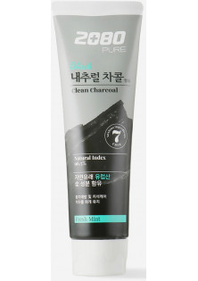 Зубна паста з деревним вугіллям за ціною 159₴  у категорії Корейська косметика Серiя 2080 Pure Charcoal