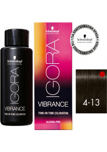 Фарба для волосся Vibrance Alcohol-Free №4-13 за ціною 453₴  у категорії Фарба для волосся Херсон