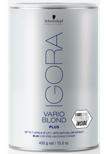 Освітлюючий порошок для волосся Vario Blond Super Plus Lightening Powder Blue за ціною 1188₴  у категорії Засоби для освітлення волосся Об `єм 450 мл