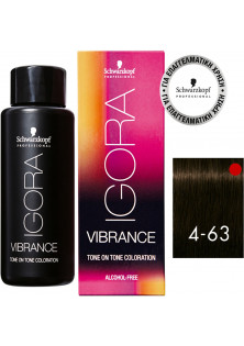 Фарба для волосся Vibrance Alcohol-Free №4-63 за ціною 453₴  у категорії Косметика для волосся