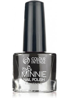 Купити Colour Intense Лак для нігтів емаль чорний Colour Intense Minnie №025 Enamel Black, 5 ml вигідна ціна