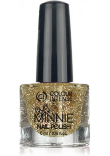 Лак для нігтів гліттер золотий Colour Intense Minnie №079 Gold Glitter, 5 ml за ціною 22₴  у категорії Українська косметика Серiя Colour Intense Minnie