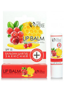 Бальзам для губ захисний Журавлина та мед Lip Balm Healthy Therapy №03 за ціною 45₴  у категорії Бальзам для губ Ступінь захисту SPF 15