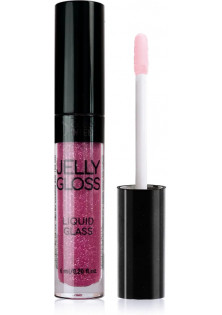 Блеск для губ с глиттером Вино Jelly Gloss Glitter Lip Gloss Wine №12 по цене 80₴  в категории Косметика для губ Винница