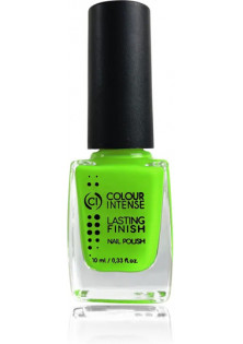 Неоновий лак для нігтів зелений Lasting Finish Colour Intense №005 green в Україні