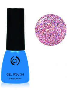 Купити Colour Intense Гель-лак для нігтів гліттер пурпурний Colour Intense №006G Purple Glitter, 5 ml вигідна ціна